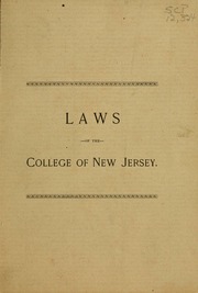 Cover of edition lawsofcollegeofn00prin