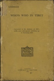 Who's who in Tibet : co...