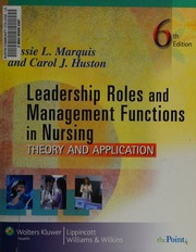 Cover of edition leadershiprolesm0000marq_m7a9