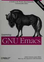 Cover of edition learninggnuemacs0000unse