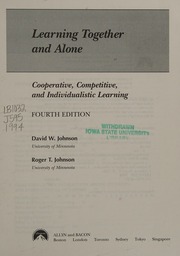 Cover of edition learningtogether0000john_y1e3