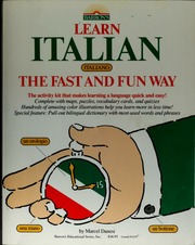 Cover of edition learnitalianital00dane