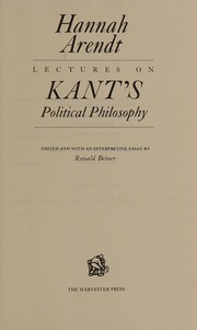 Cover of edition lecturesonkantsp0000aren