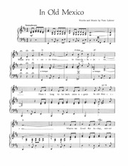 In Old Mexico (Sheet Music)