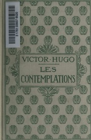 Cover of edition lescontemplation00hugouoft