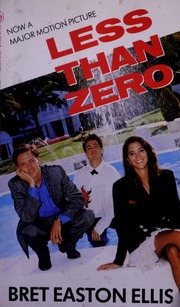 Cover of edition lessthanzero00bret