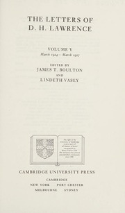 Cover of edition lettersofdhlawre0005lawr