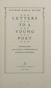 Cover of edition letterstoyoungpo0000rilk_z1p0