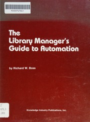 Cover of edition librarymanagersg0000boss_d0l2