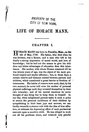 Cover of edition lifehoracemann01manngoog