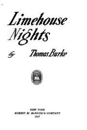 Cover of edition limehousenights00burkgoog