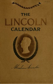 Cover of edition lincolncalendar00inlinc