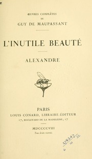 Cover of edition linutilebeauta00maupuoft