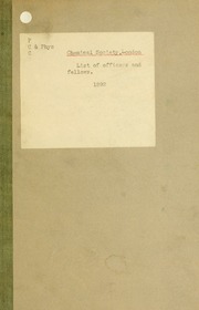 Cover of edition listofofficersfe1892chemuoft