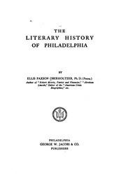 Cover of edition literaryhistory00obergoog