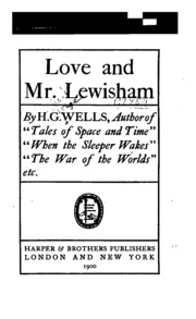 Cover of edition loveandmrlewish00wellgoog