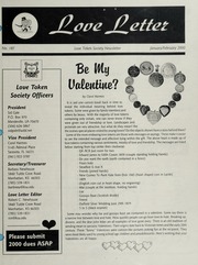 Love Letter: Newsletter of the Love Token Society - 2000