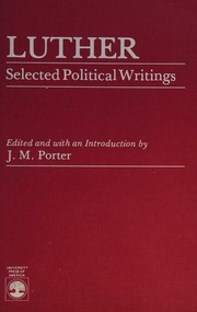 Cover of edition lutherselectedpo0000luth_m9h8