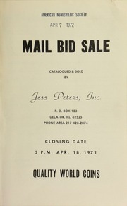 Mail bid sale : quality world coins. [04/18/1972]