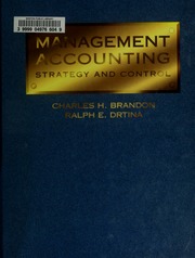 Cover of edition managementaccoun00bran