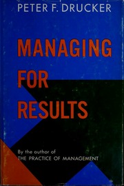 Cover of edition managingforresul00druc