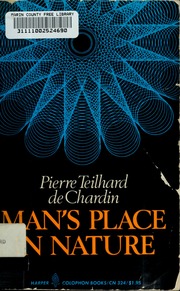 Cover of edition mansplaceinnatur00teil