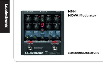 NM-1 Nova Modulator Manual German : Free Download, Borrow, and