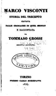 Cover of edition marcoviscontist00grosgoog