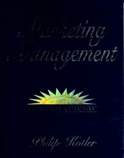 Cover of edition marketingmanagem00kotl_0