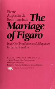 Cover of edition marriageoffigaro00beau