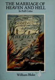 Cover of edition marriageofheaven00blakrich