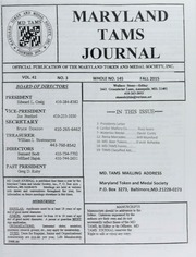 Maryland TAMS Journal, Vol. 41, No. 3 (145)