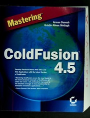 Cover of edition masteringcoldfus00dane
