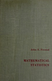 Cover of edition mathematicalstat00freu