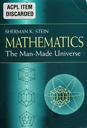 Cover of edition mathematicsmanma0000stei