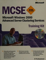 Cover of edition mcsetrainingkitm0000unse_e8a4