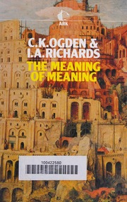 Cover of edition meaningofmeaning0000ogde_l9t0