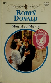 Cover of edition meanttomarry00dona