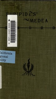 Cover of edition medeaofeuripides00euriiala