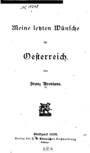 Cover of edition meineletztenwns00brengoog