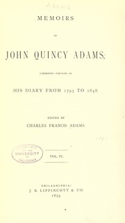 Cover of edition memjohnquincy04adamrich