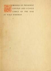 Cover of edition memoriesofpres2578whit