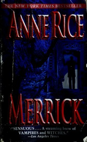 Cover of edition merricknovel00rice_0