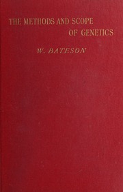 Cover of edition methodsscopeofge00bate_0