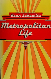 Cover of edition metropolitanlife00fran