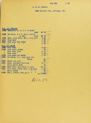 M.H. Jackson Invoices from B.G. Johnson, May 5, 1943. to May 13, 1943