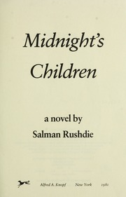 Cover of edition midnightschildre00salm