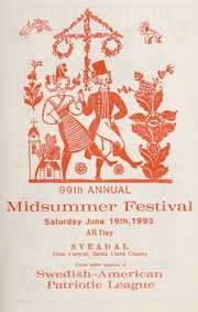 Midsummer Festival Program 1993