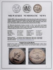 Milwaukee Numismatic News: August 2014