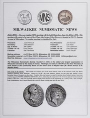 Milwaukee Numismatic News: June 2016